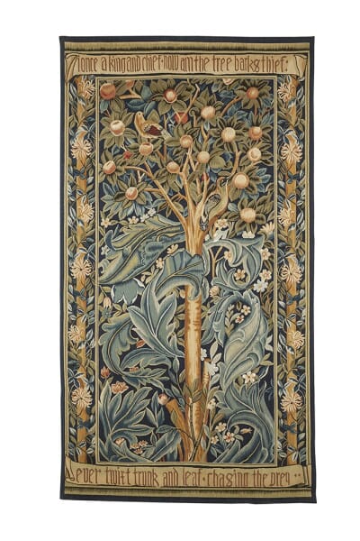 The Woodpecker Tapestry Handwoven Tapestry - 264 x 138 cm (8'8