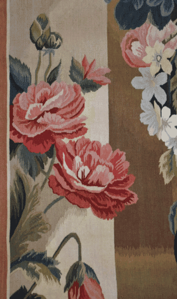 Stone Ledge Floral Handwoven Tapestry - 178 x 138 cm (5'10