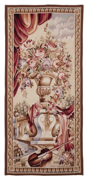 Pillaster Violin Right Handwoven Tapestry - 210 x 96 cm (6'9