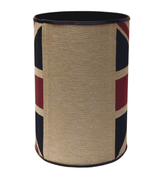 Union Jack Crest Tapestry Waste Bin