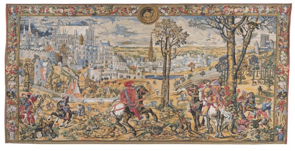 Medieval Brussels Tapestry - 244 x 475 cm (8'0