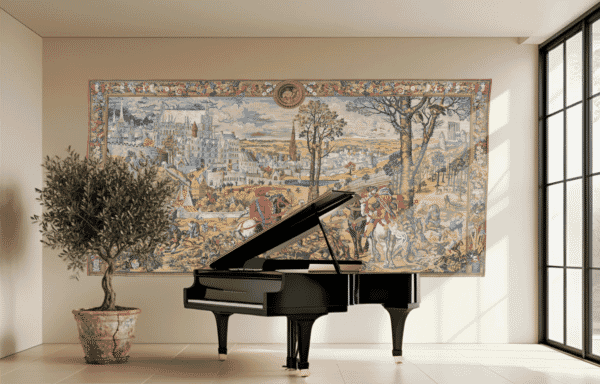 Medieval Brussels Tapestry - 244 x 475 cm (8'0