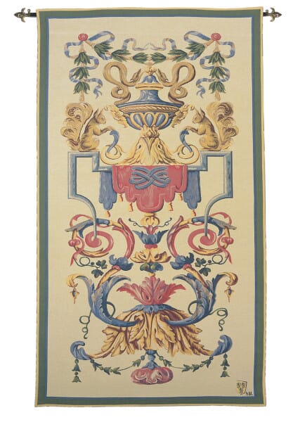 Arms of Vaux-le-Vicomte Tapestry - 235 x 120 cm (7'9