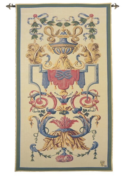 Arms of Vaux-le-Vicomte Tapestry - 165 x 95 cm (5'5