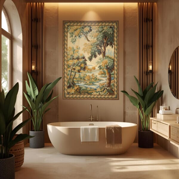 Forest of Clairmarais Loom Woven Tapestry - 225 x 160 cm (7'5