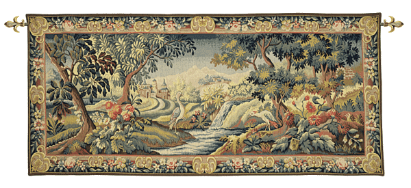 Au Bord de la Rivière Loom Woven Tapestry - 70 x 153 cm (2'4