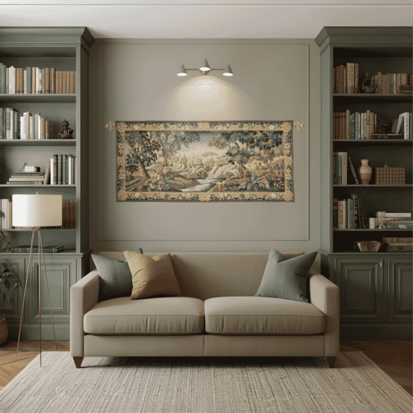 Au Bord de la Rivière Loom Woven Tapestry - 70 x 153 cm (2'4