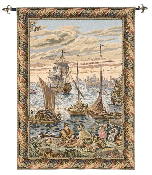 The Port Loom Woven Tapestry - 115 x 82 cm (3'9