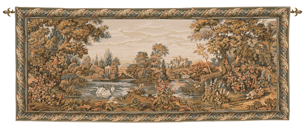 Riverside Landscape Loom Woven Tapestry - 2 Sizes Available - SAVE 50%