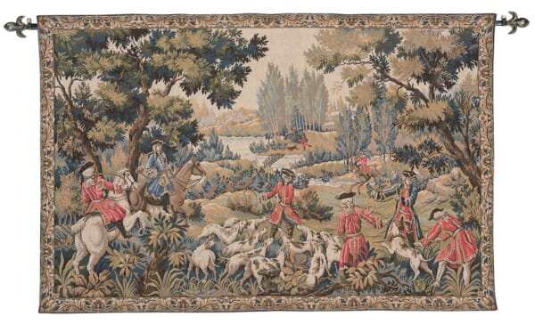 Chasse à Courre Loom Woven Tapestry - 94 x 145 cm (3'1