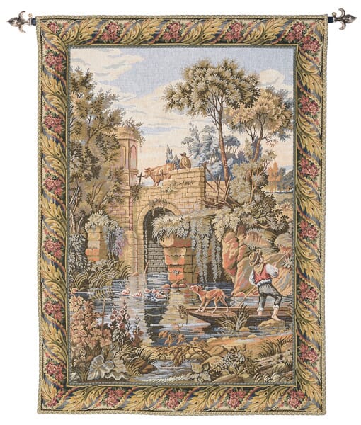 Little Boatman Loom Woven Tapestry - 115 x 83 cm (3'9