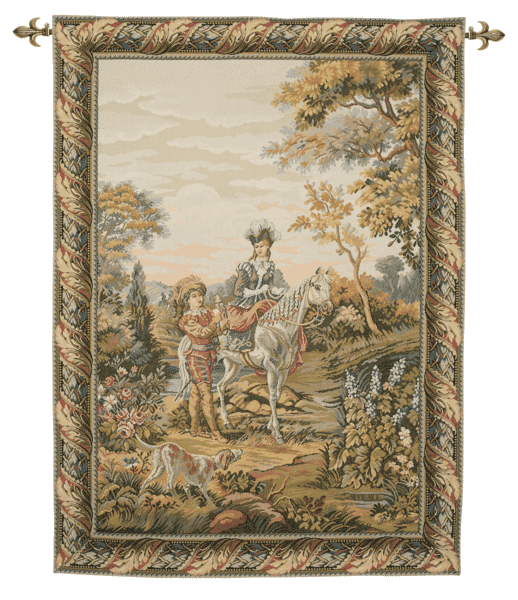 White Lady Loom Woven Tapestry - 3 Sizes Available - SAVE 50%