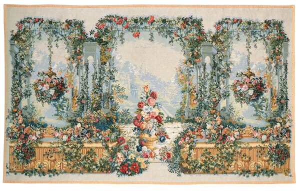 Panoramic Gardens Loom Woven Tapestry - 180 x 280 cm (5'11