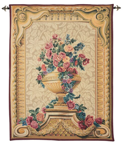 Vase Chambord Loom Woven Tapestry - 97 x 72 cm (3'2