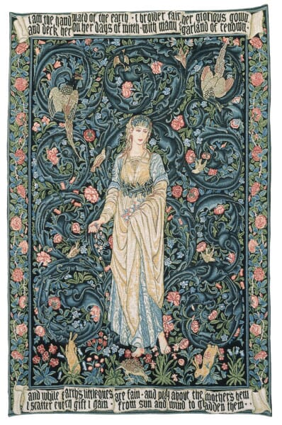 Flora Loom Woven Tapestry - 101 x 71 cm (3'3