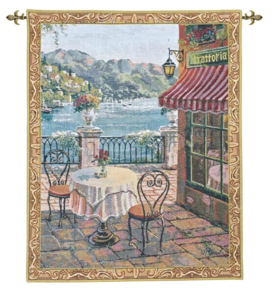 The Terrace Loom Woven Tapestry - 70 x 53 cm (2'4