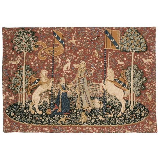 Lady with the Unicorn - Taste Loom Woven Tapestry - 2 Sizes Available