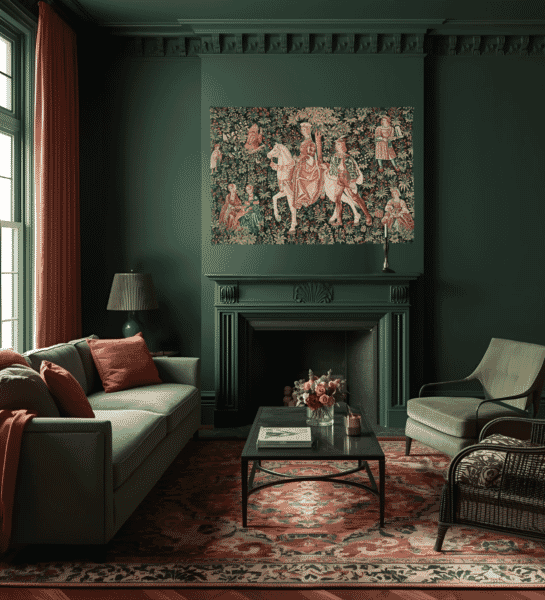 Noble Amazone Loom Woven Tapestry - 92 x 140 cm (3'0