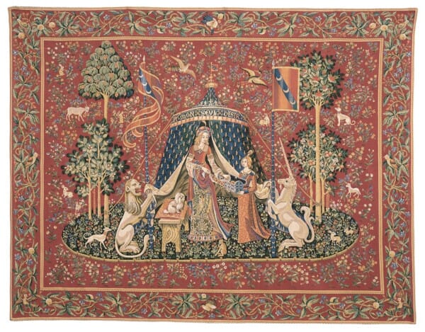 A Mon Seul Desir (To My Only Desire) Loom Woven Tapestry - 275 x 340 cm (9'0