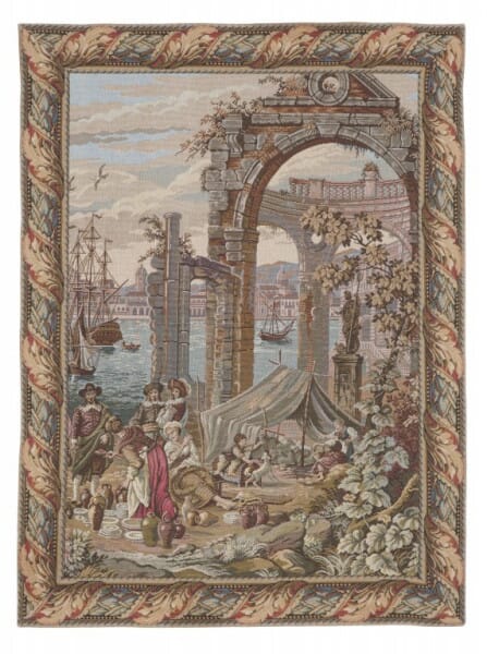 Venice Merchants Loom Woven Tapestry - 115 x 80 cm (3'9
