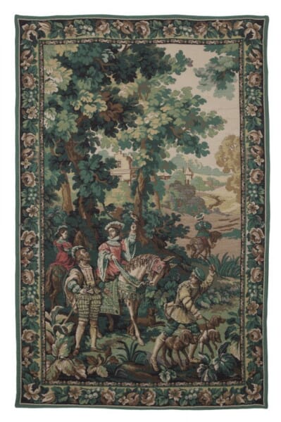 Emperor Maximilian Hawking Left Tapestry - 172 x 122 cm (5'8