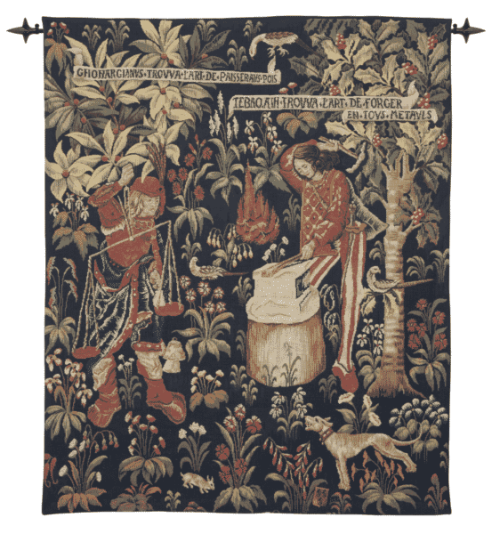 Medieval Forger Loom Woven Tapestry - 155 x 130 cm (5'1