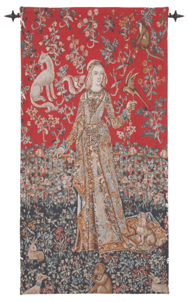 Lady of Cluny Loom Woven Tapestry - 145 x 75 cm (4'9