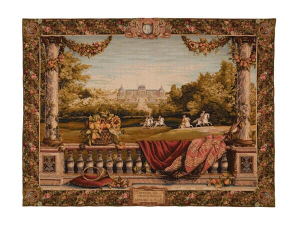 Terrasse au Chateau Loom Woven Tapestry - 2 Sizes Available