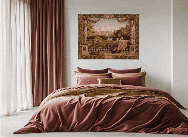 Terrasse au Chateau Loom Woven Tapestry - 2 Sizes Available