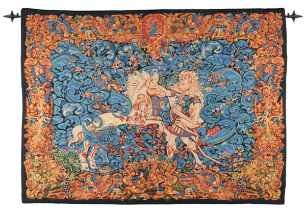 Hercules and The Stallion Tapestry - 130 x 175 cm (4′3