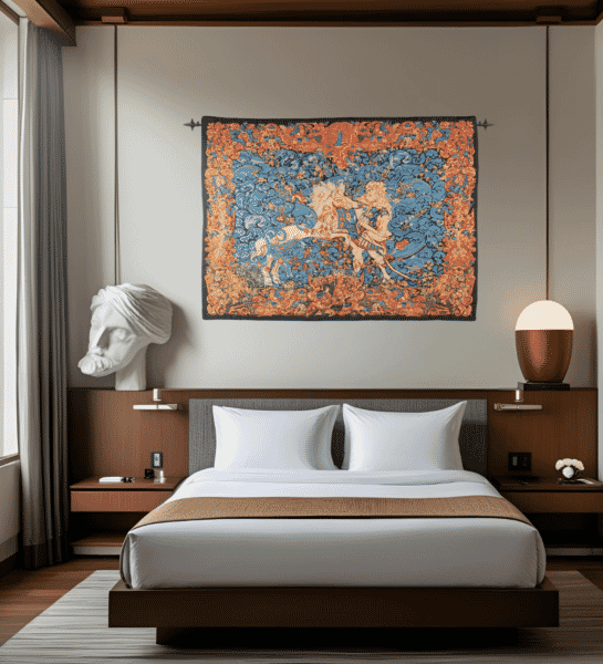 Hercules and The Stallion Tapestry - 130 x 175 cm (4′3