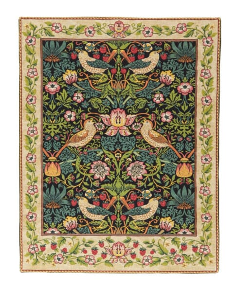 Strawberry Thief Loom Woven Tapestry - 90 x 70 cm (2'11