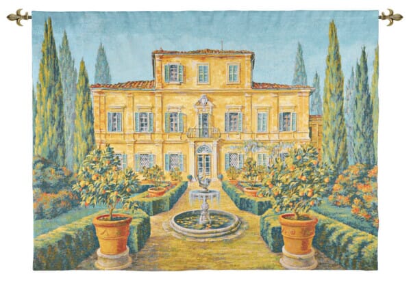Tuscany Villa Loom Woven Tapestry - 94 x 122 cm (3’1” x 4’0”) - Requires Rod Size 3