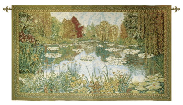 Lake Giverny by Monet Tapestry - 132 x 178 cm (4'4