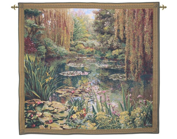 Monet's Garden Loom Woven Tapestry - 205 x 222 cm (6'9