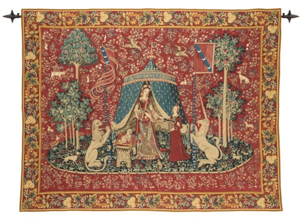 Lady with the Unicorn Loom Woven Tapestry - 212 x 275 cm (7'0