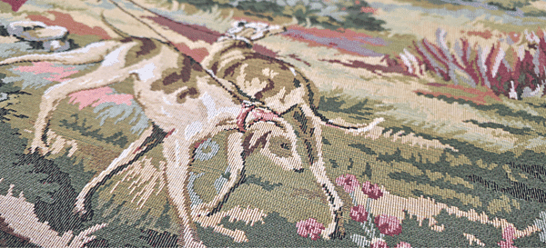 Country Huntsmen Loom Woven Tapestry - 117 x 88 cm (3'10