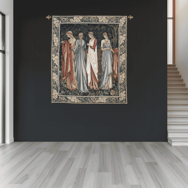 Ladies of Camelot Loom Woven Tapestry - 183 x 156 cm (6'0