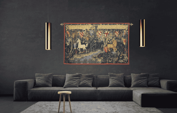 The Knights of the Round Table Loom Woven Tapestry - 128 x 200 cm (4'3