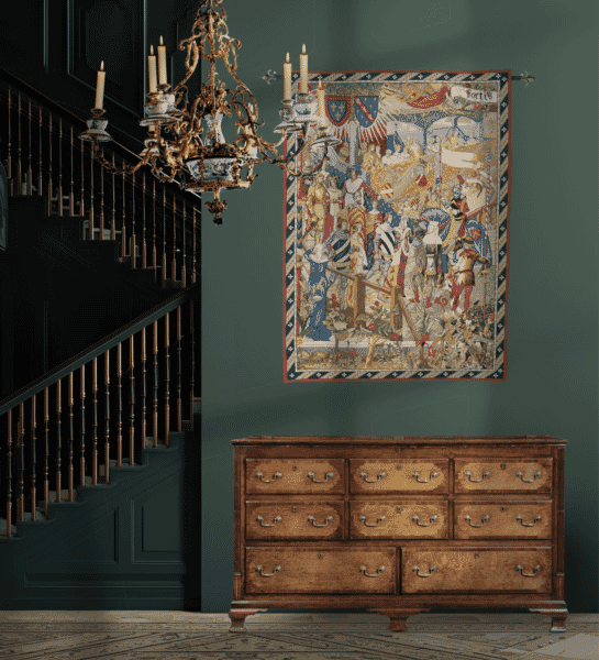The King's Court Loom Woven Tapestry - 183 x 132 cm (6'0