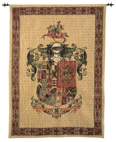 A Knight's Coat of Arms Tapestry - 3 Sizes Available