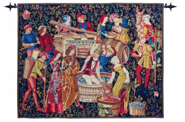 Winemakers Loom Woven Tapestry - 127 x 165 cm (4'2