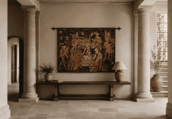 Winemakers Loom Woven Tapestry - 127 x 165 cm (4'2