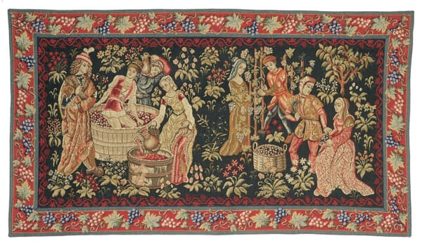 In the Vineyard Loom Woven Tapestry - 60 x 106 cm (2'0