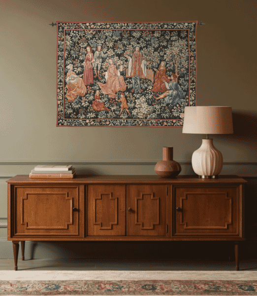 The Secret Garden Loom Woven Tapestry - 108 x 147 cm (3'7