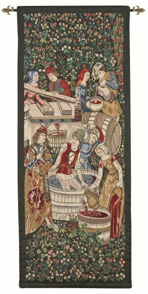 Winemakers Portiere Loom Woven Tapestry - 176 x 70 cm (5'10