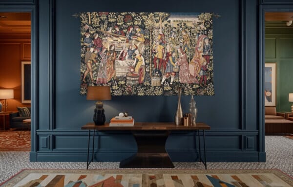 Les Vendanges Loom Woven Tapestry - 130 x 206 cm (4'3