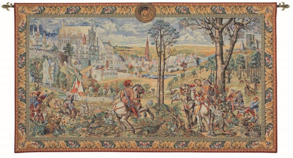 Medieval Brussels Tapestry - 117 x 207 cm (3'10