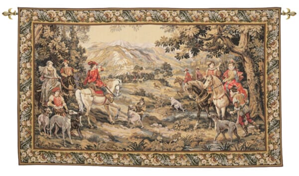 La Chasse Royale Loom Woven Tapestry (The Royal Hunt) - 2 Sizes Available