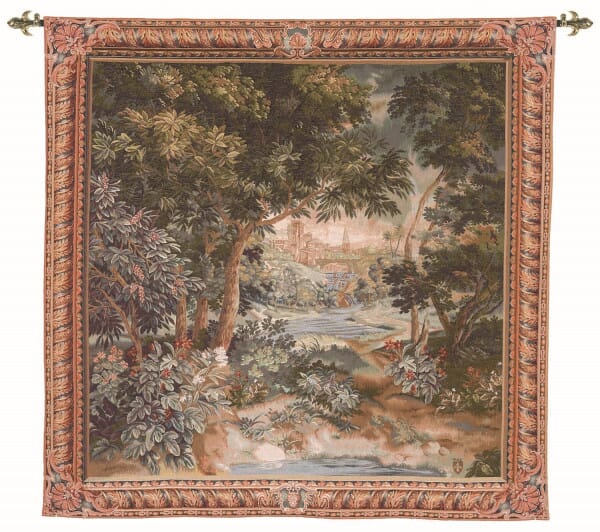 Verdure Cascade Loom Woven Tapestry - 150 x 152 cm (4'11